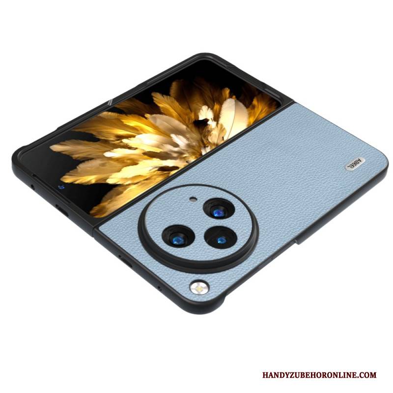 Hülle Für Oppo Find N3 Abeel Natürliches Litschi-leder