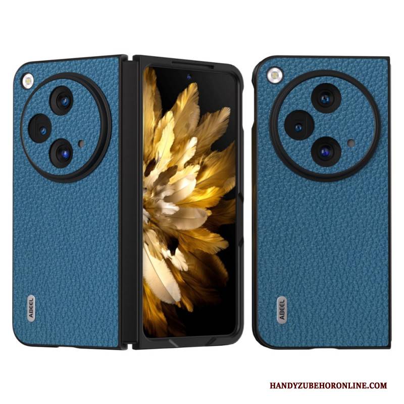 Hülle Für Oppo Find N3 Echtes Lychee-leder Abeel