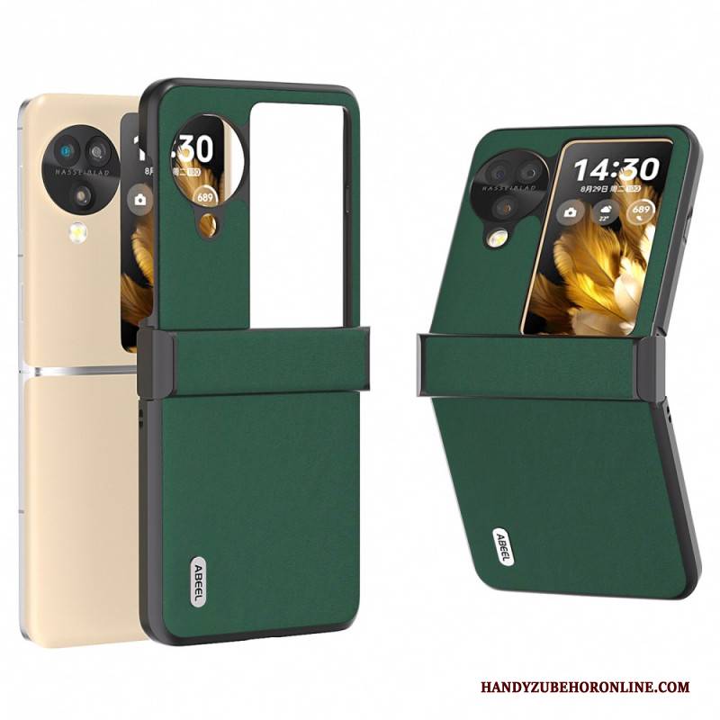 Hülle Für Oppo Find N3 Flip Echtes Abeel-leder