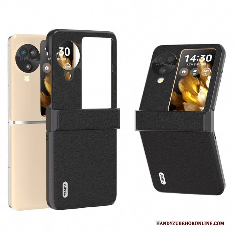 Hülle Für Oppo Find N3 Flip Strukturiertes Leder Abeel