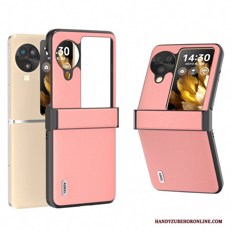 Hülle Für Oppo Find N3 Flip Strukturiertes Leder Abeel