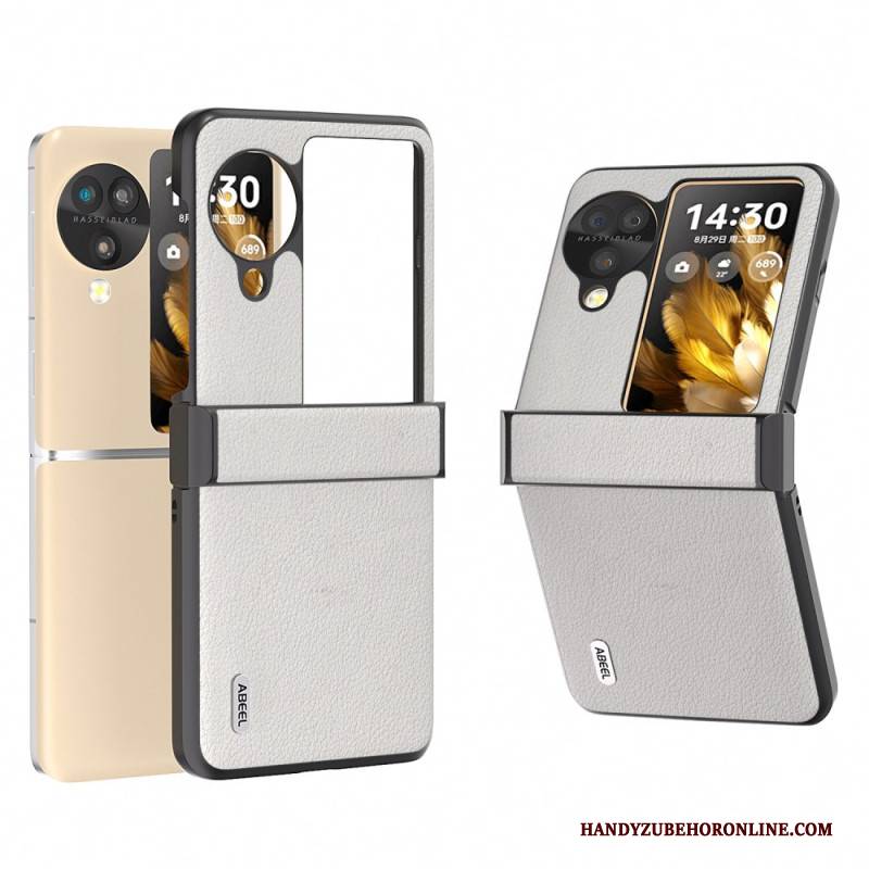 Hülle Für Oppo Find N3 Flip Strukturiertes Leder Abeel