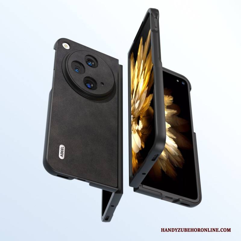 Hülle Für Oppo Find N3 Mattes Kunstleder Abeel