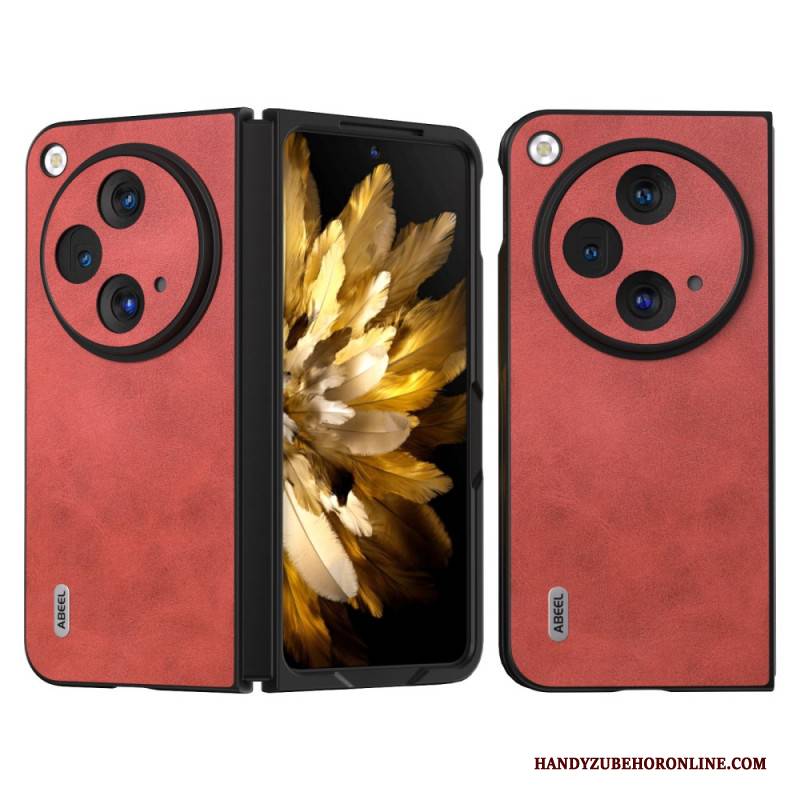 Hülle Für Oppo Find N3 Mattes Kunstleder Abeel