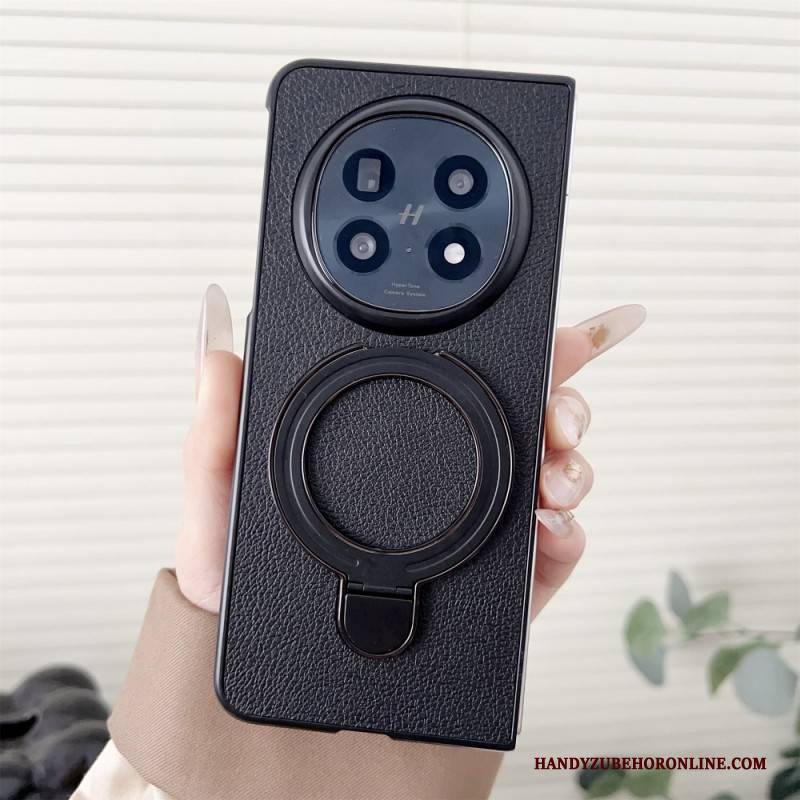 Hülle Für Oppo Find N5 Ringhalter Aus Kunstleder