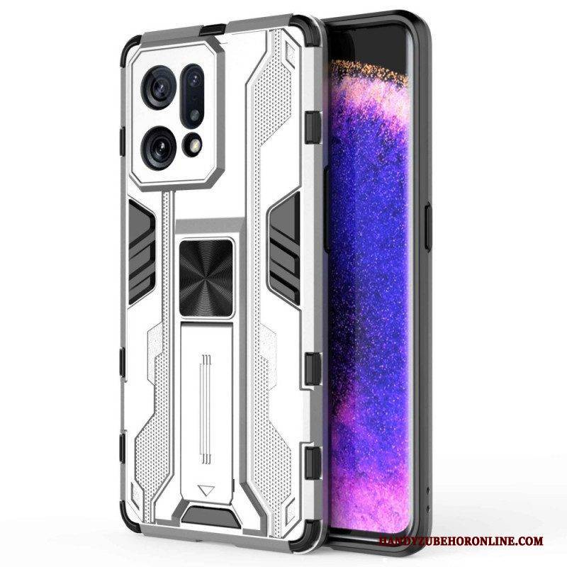 Hülle Für Oppo Find X5 Vertikale Und Horizontale Abnehmbare Unterstützung