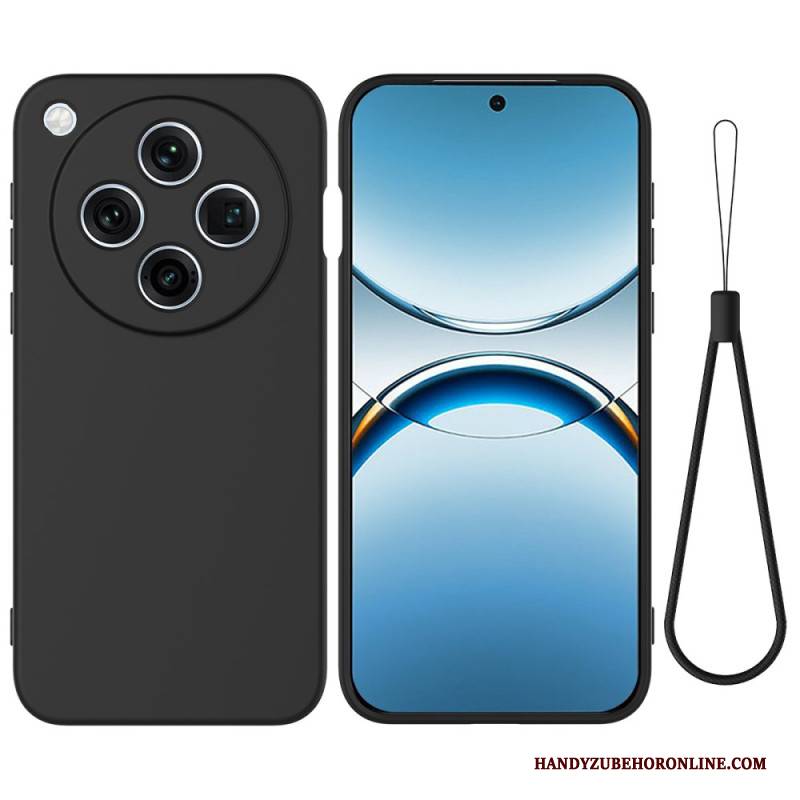 Hülle Für Oppo Find X8 Pro Flüssigsilikon Mit Band