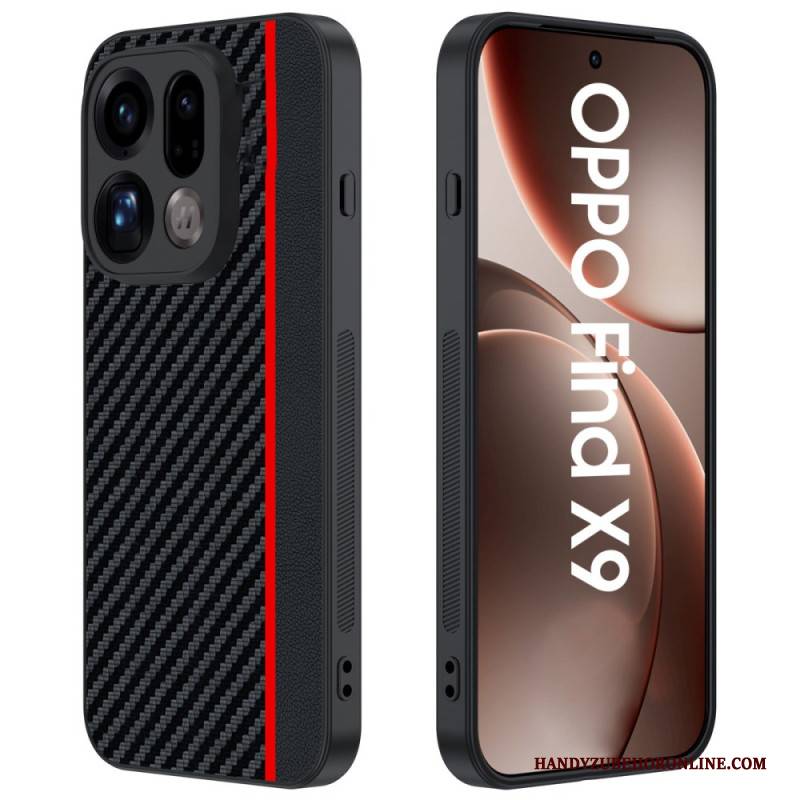Hülle Für Oppo Find X9 5g Carbonfaser-textur