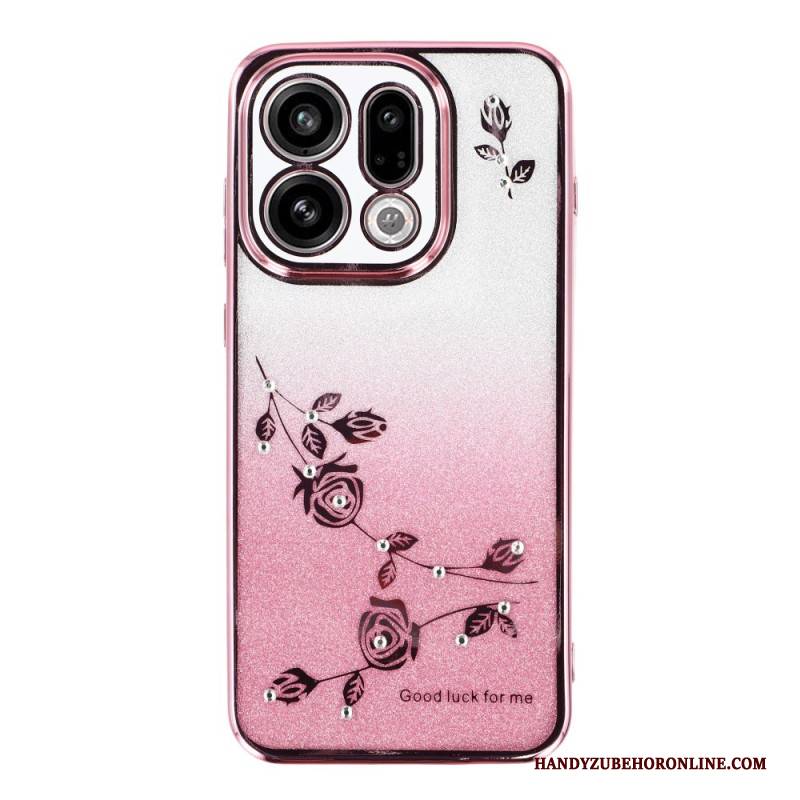 Hülle Für Oppo Find X9 5g Kadem Blumen Und Pailletten