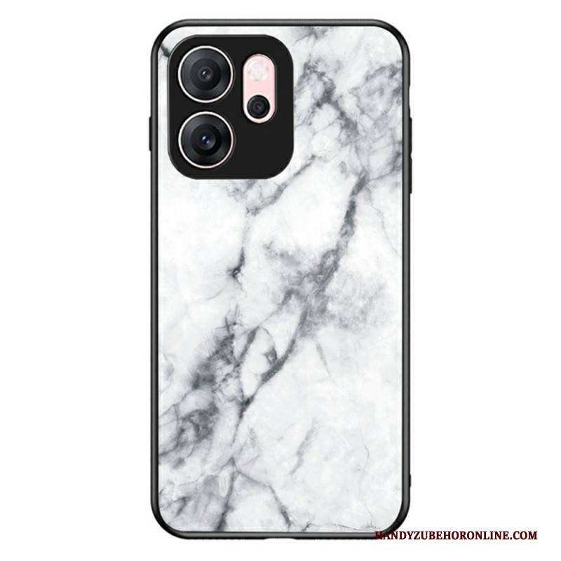 Hülle Für Oppo Reno 14f 5g Gehärtetes Glas In Marmoroptik