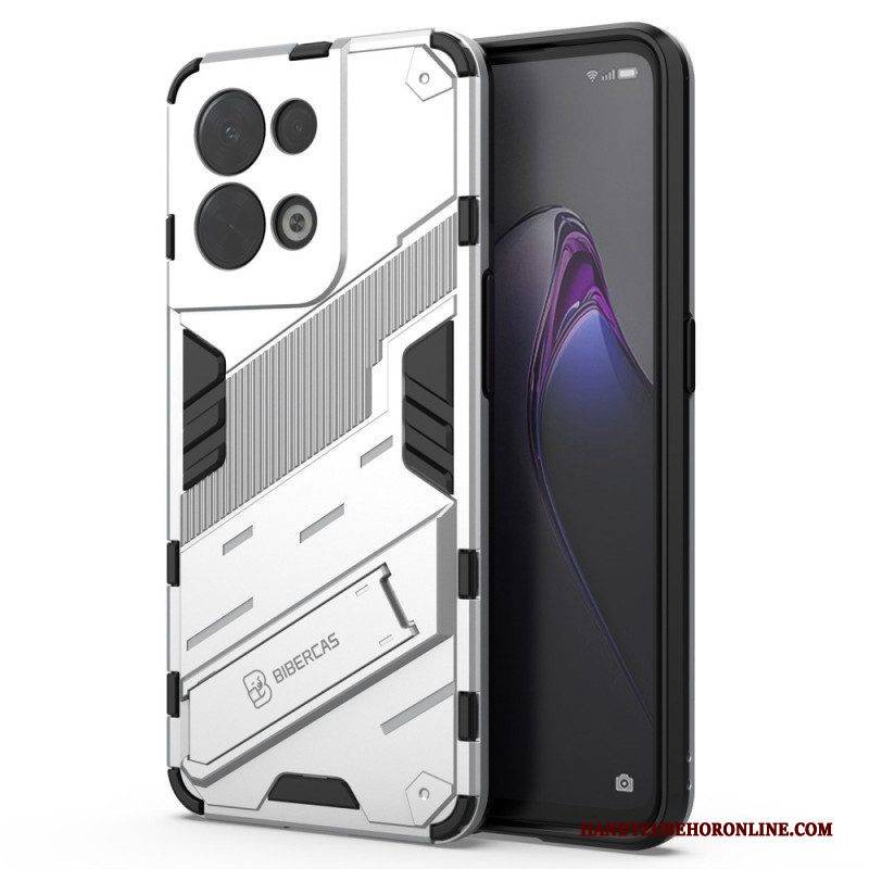 Hülle Für Oppo Reno 8 Freihändiger. Abnehmbarer Ständer Mit Zwei Positionen