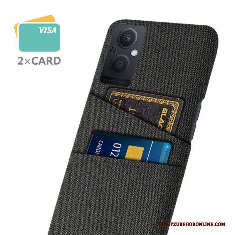 Hülle Für Oppo Reno 8 Lite Kartenhalter-stoff