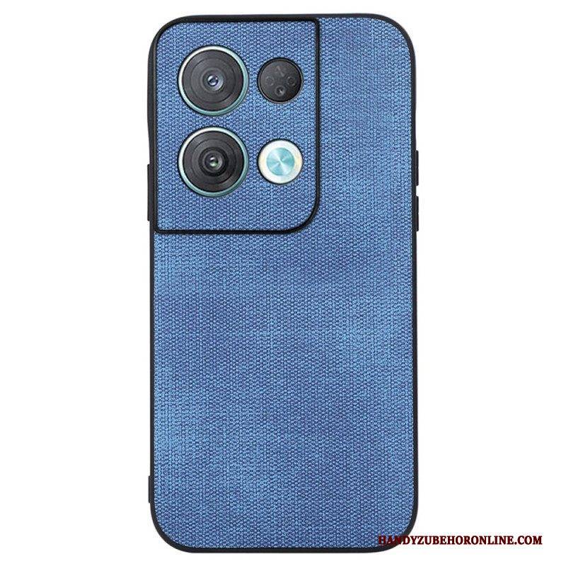 Hülle Für Oppo Reno 8 Pro Strukturierter Lederstil