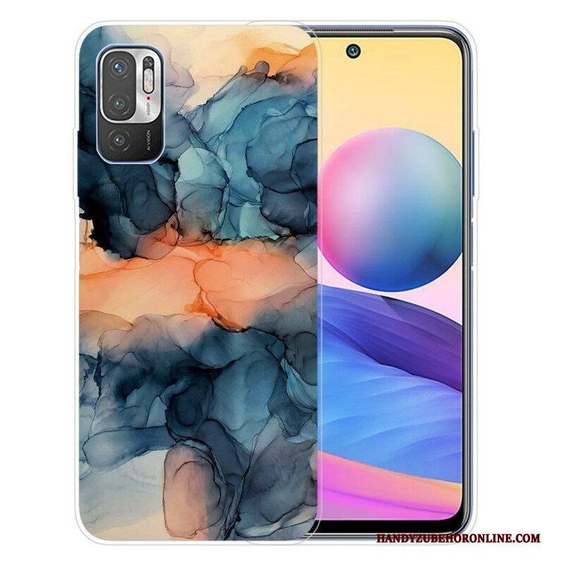 Hülle Für Poco M3 Pro 5G Farbiger Marmor