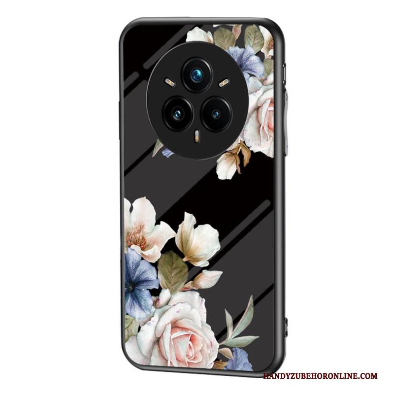 Hülle Für Realme 14 Pro Plus 5g Blumenmuster Aus Gehärtetem Glas