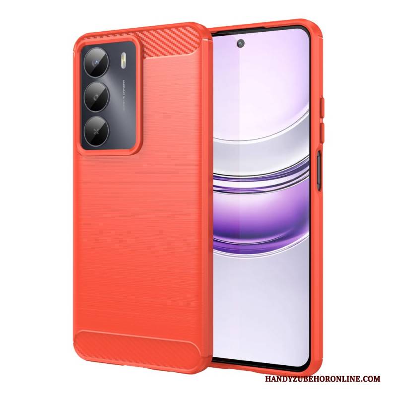 Hülle Für Realme 14x 5g Gebürstete Kohlefaser