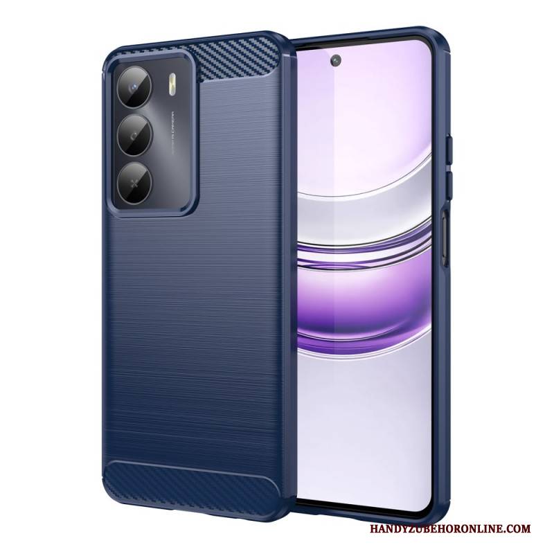 Hülle Für Realme 14x 5g Gebürstete Kohlefaser