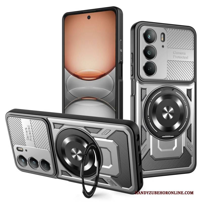 Hülle Für Realme 14x 5g Magnetisch Mit Drehbarem Ständer