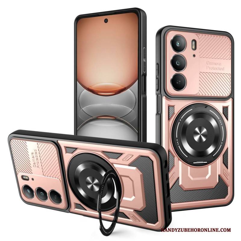 Hülle Für Realme 14x 5g Magnetisch Mit Drehbarem Ständer