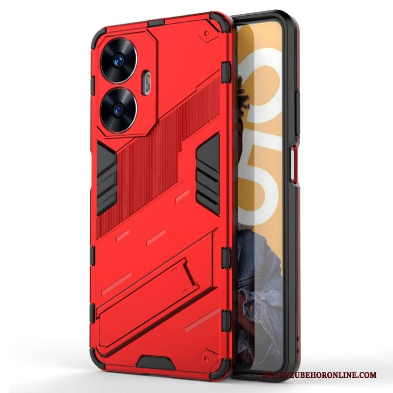 Hülle Für Realme C55 Abnehmbarer Zweifach Verstellbarer Freisprechständer