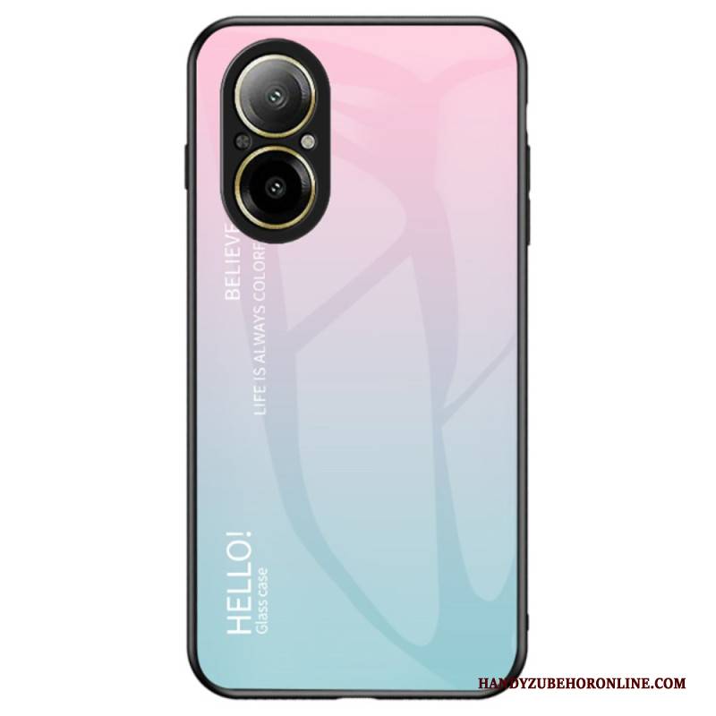 Hülle Für Realme C67 Gehärtetes Glas