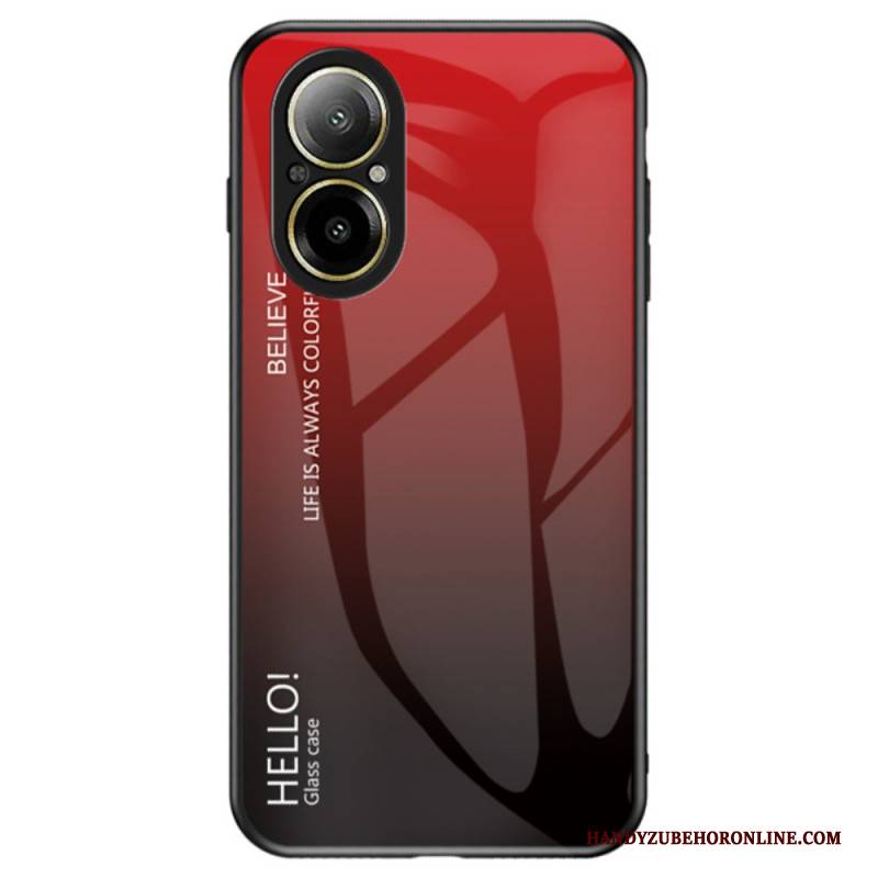 Hülle Für Realme C67 Gehärtetes Glas