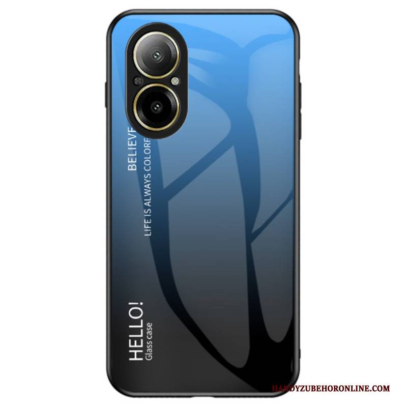 Hülle Für Realme C67 Gehärtetes Glas