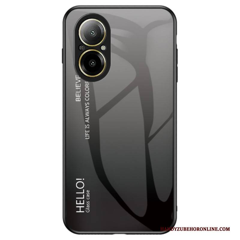 Hülle Für Realme C67 Gehärtetes Glas