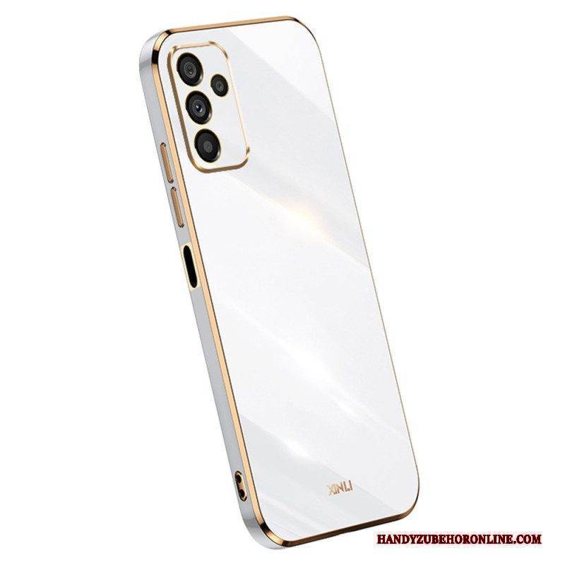 Hülle Für Samsung Galaxy A14 / A14 5G Silikon-goldkanten