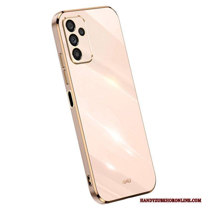 Hülle Für Samsung Galaxy A14 / A14 5G Silikon-goldkanten
