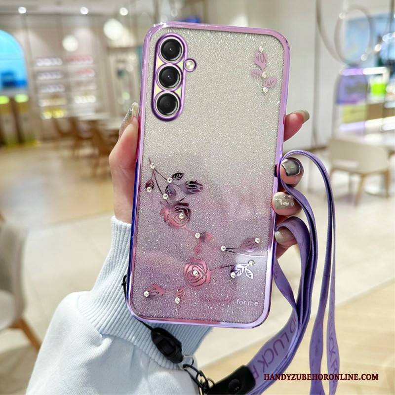 Hülle Für Samsung Galaxy A17 4g / 5g Kadem Strass-ringbänder