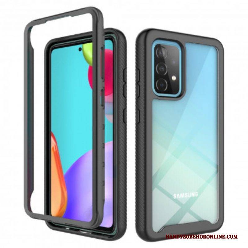 Hülle Für Samsung Galaxy A52 4G / A52 5G / A52s 5G Silikonkanten Im Hybrid-design