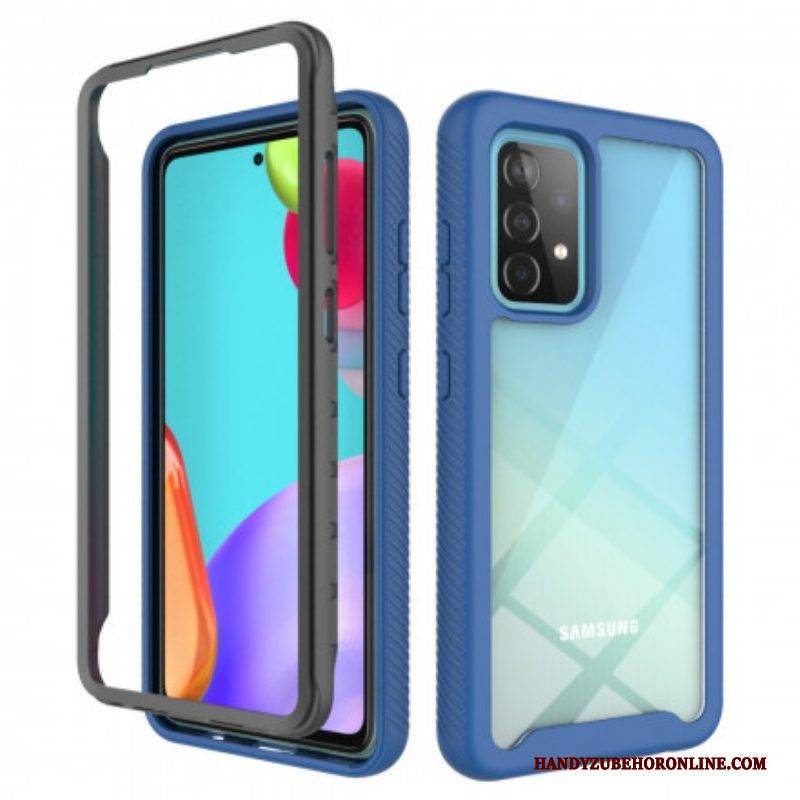 Hülle Für Samsung Galaxy A52 4G / A52 5G / A52s 5G Silikonkanten Im Hybrid-design