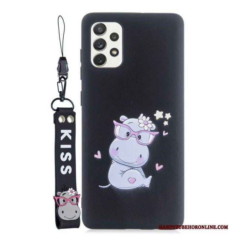 Hülle Für Samsung Galaxy A53 5G Cartoon Mit Schlüsselband