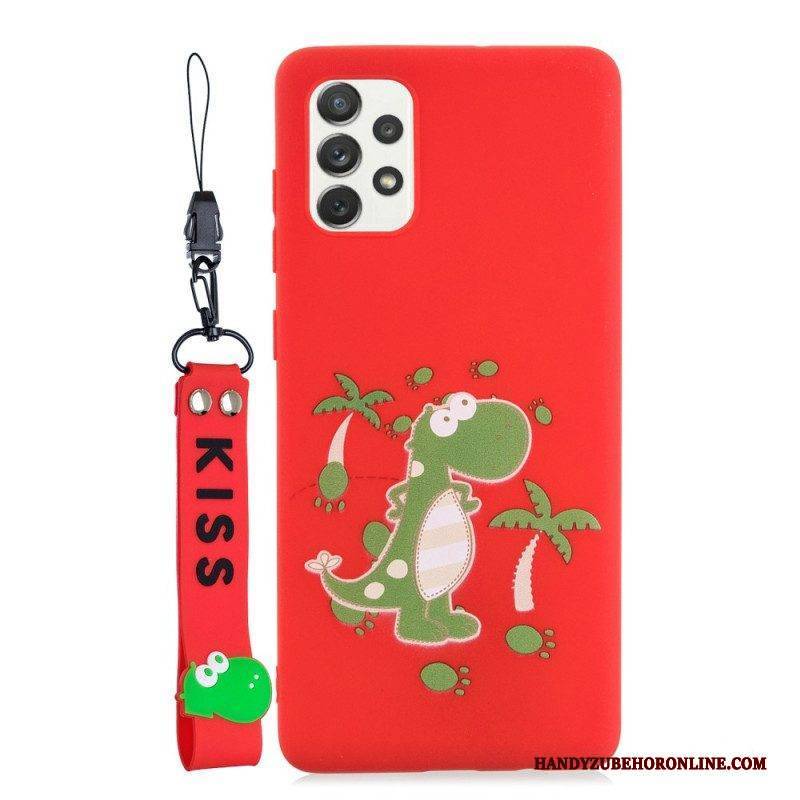 Hülle Für Samsung Galaxy A53 5G Cartoon Mit Schlüsselband
