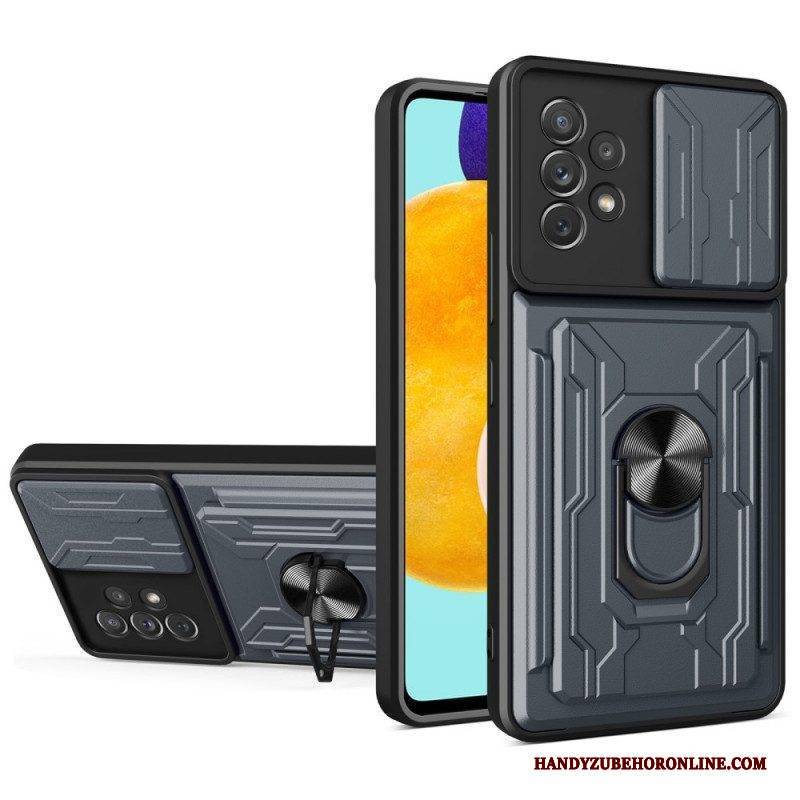 Hülle Für Samsung Galaxy A53 5G Design-kartenhalter Und Linsenschutz