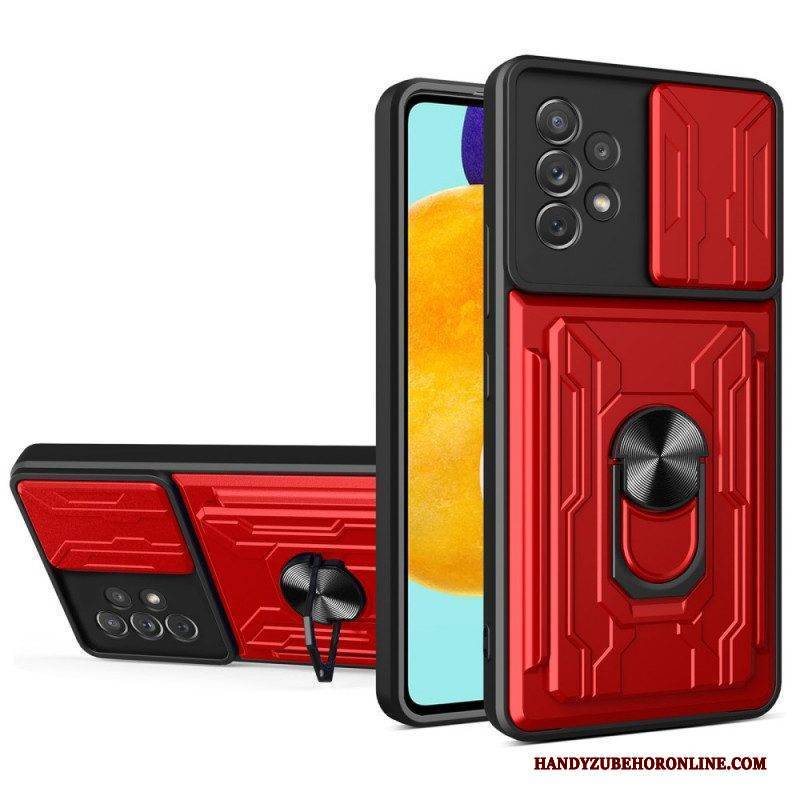 Hülle Für Samsung Galaxy A53 5G Design-kartenhalter Und Linsenschutz