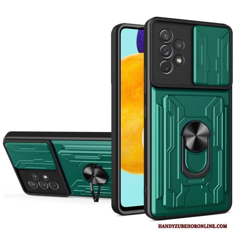Hülle Für Samsung Galaxy A53 5G Design-kartenhalter Und Linsenschutz