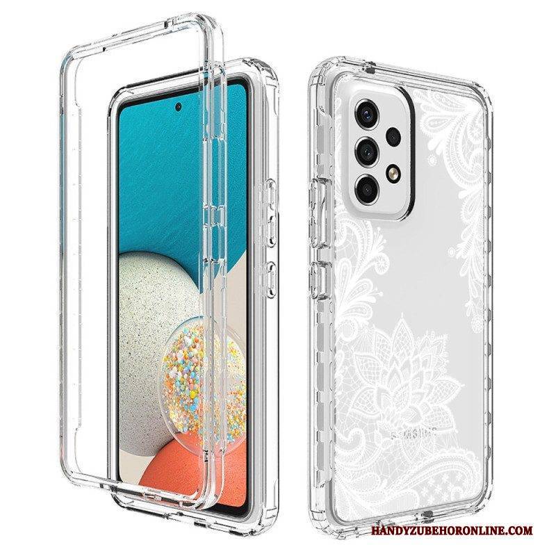 Hülle Für Samsung Galaxy A53 5G Nahtlose Blumen