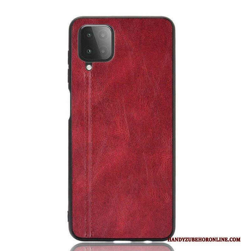 Hülle Für Samsung Galaxy M12 / A12 Couture-ledereffekt