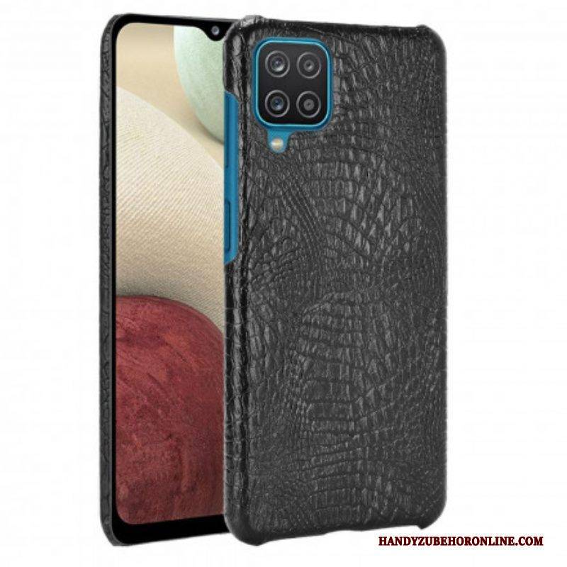 Hülle Für Samsung Galaxy M12 / A12 Krokodilhaut-effekt