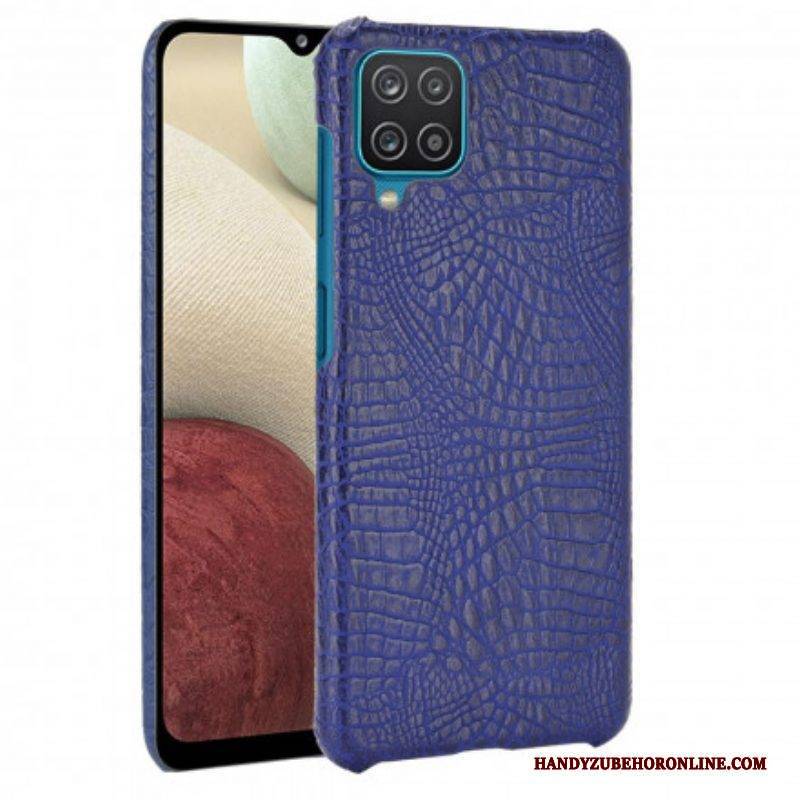Hülle Für Samsung Galaxy M12 / A12 Krokodilhaut-effekt