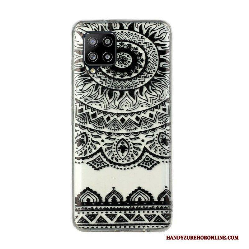 Hülle Für Samsung Galaxy M12 / A12 Nahtlose Blumen-mandala
