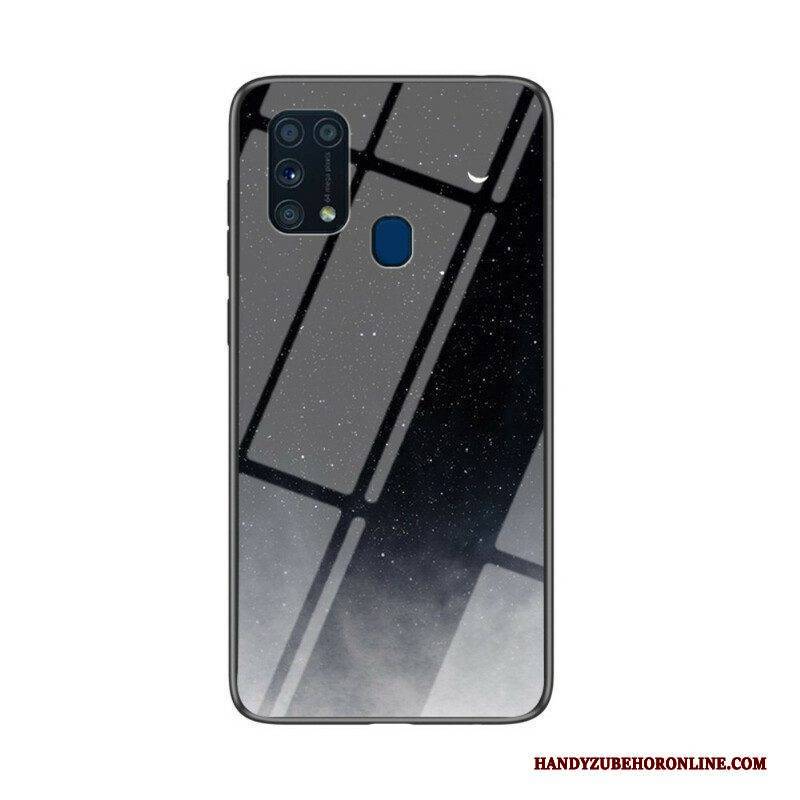Hülle Für Samsung Galaxy M31 Schönheitsgehärtetes Glas
