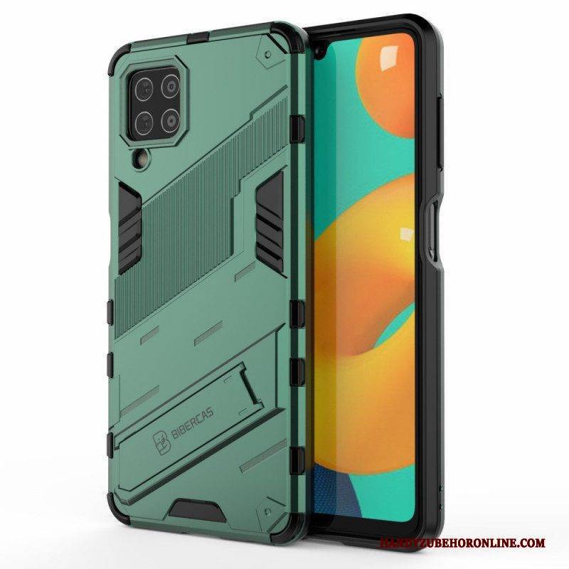Hülle Für Samsung Galaxy M32 Freihändiger. Abnehmbarer Ständer Mit Zwei Positionen