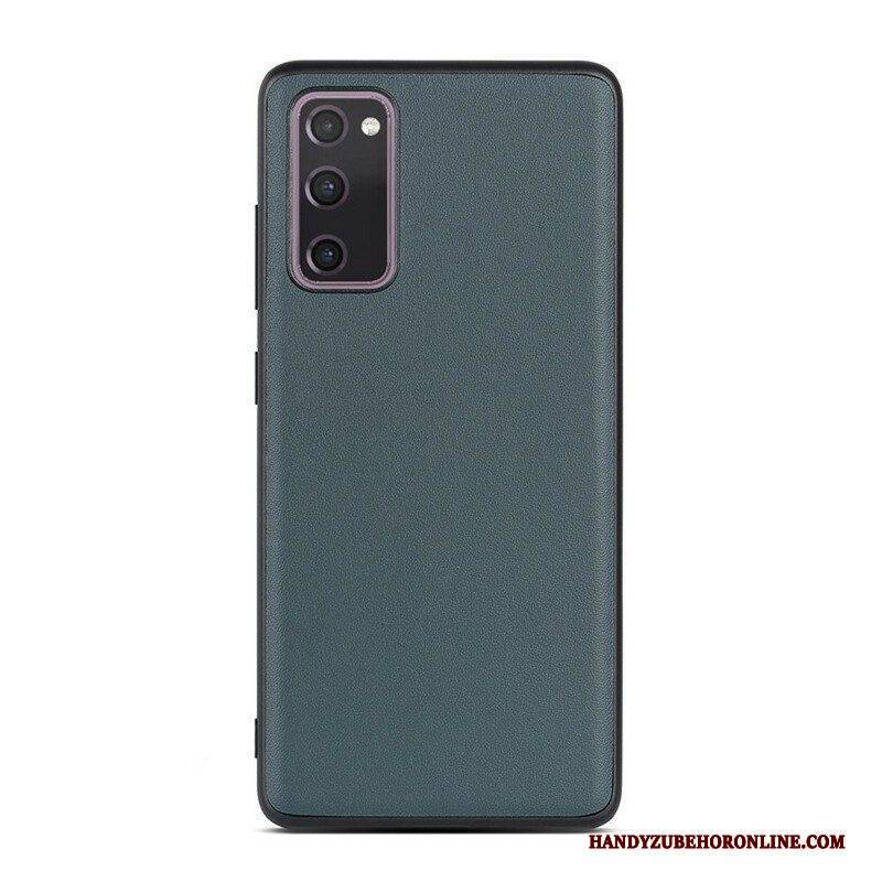 Hülle Für Samsung Galaxy S20 FE Echtes Ledergeschäft