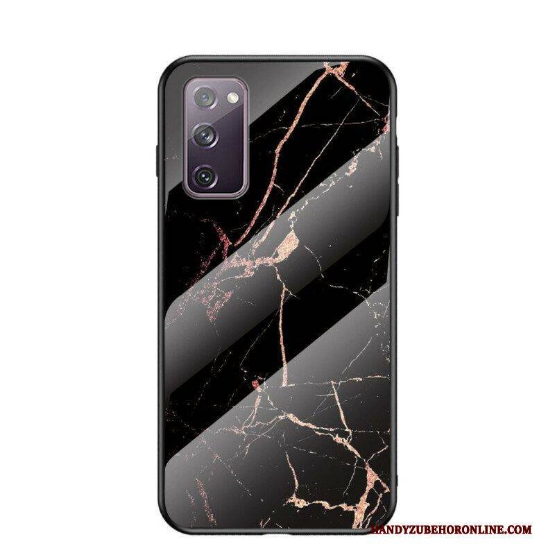 Hülle Für Samsung Galaxy S20 FE Premium-farbiges Gehärtetes Glas