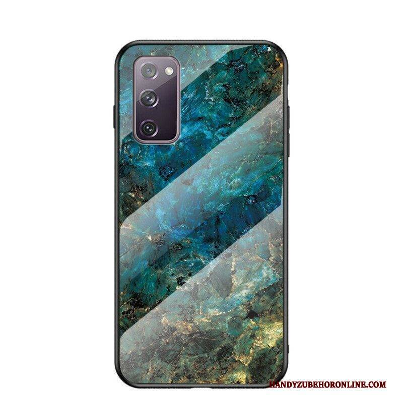 Hülle Für Samsung Galaxy S20 FE Premium-farbiges Gehärtetes Glas