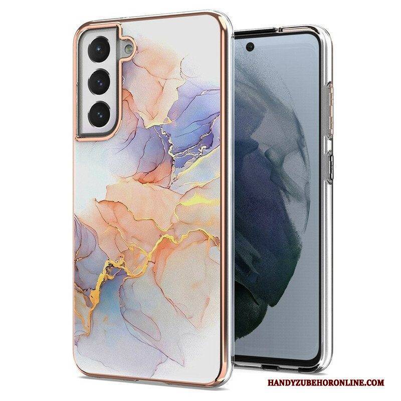 Hülle Für Samsung Galaxy S21 FE Anspruchsvoller Marmor