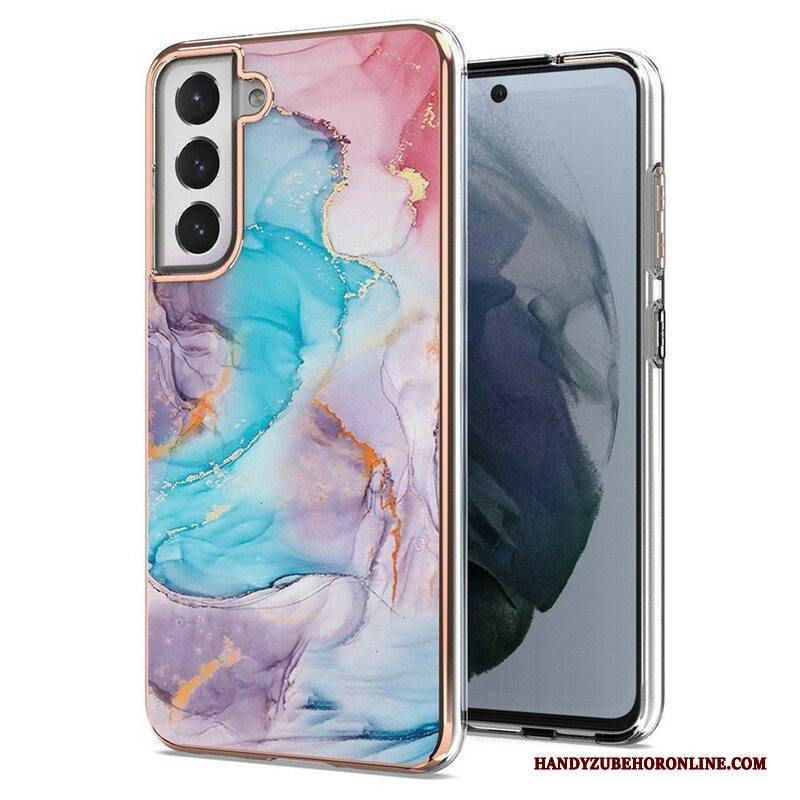 Hülle Für Samsung Galaxy S21 FE Anspruchsvoller Marmor
